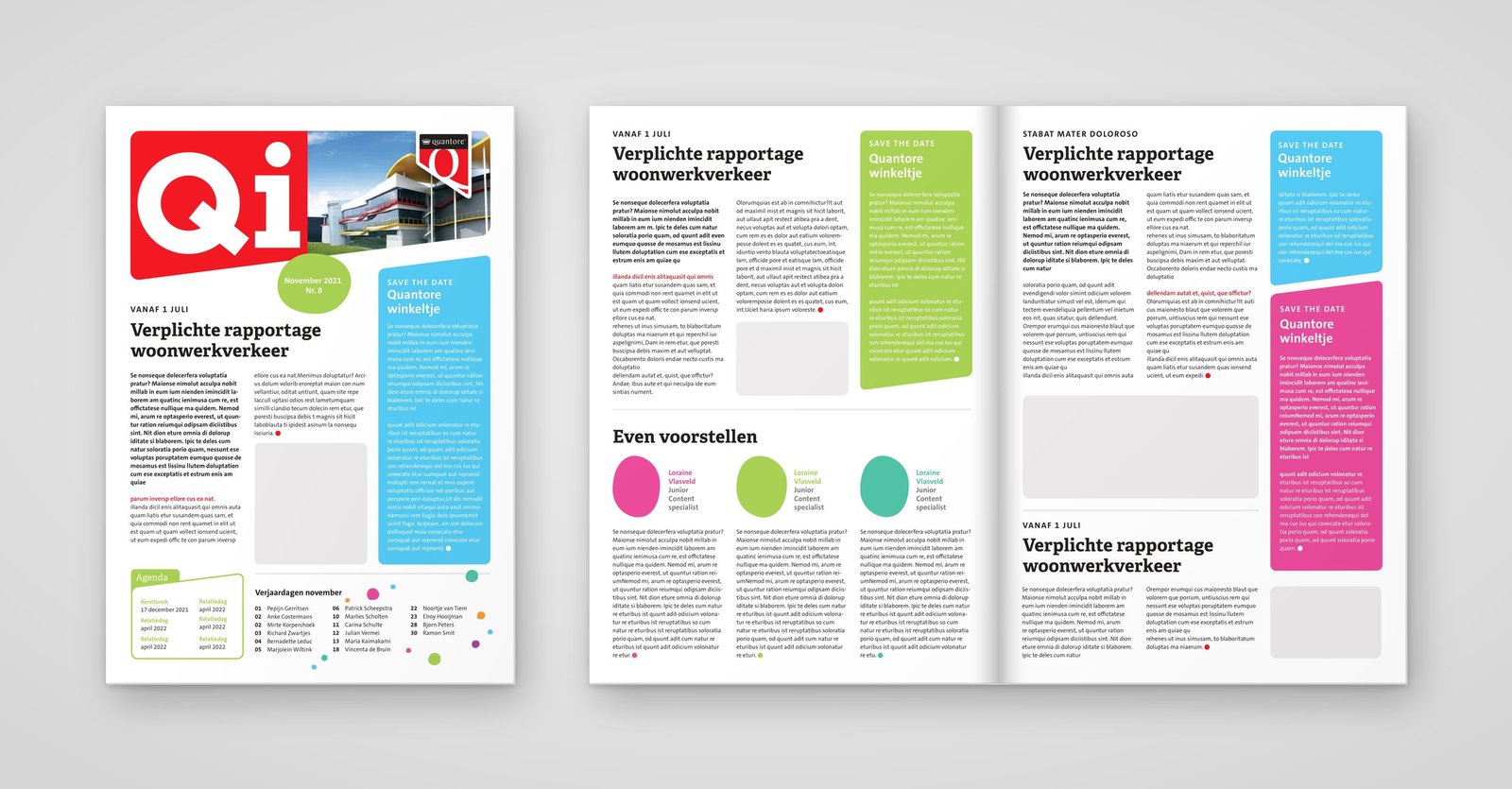 QI Info — Cover en binnenwerk
