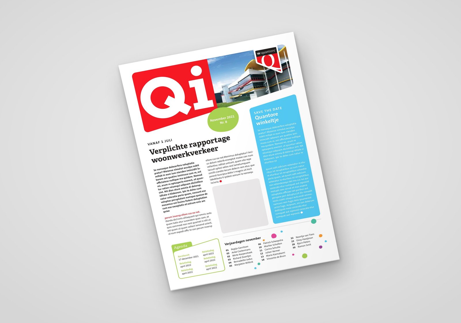 QI Info — Nieuwsbrief-basisbestand voor Quantore